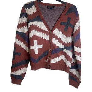 Pendleton Southwestern Aztec Southwestern Boho Women’s Size M Cardigan Sweater